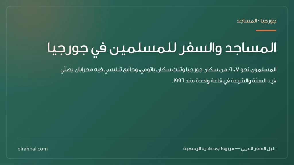 بطاقة مقال: المساجد والسفر للمسلمين في جورجيا