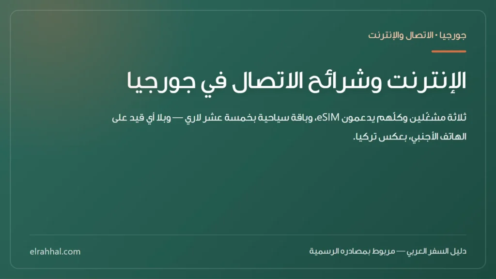 بطاقة مقال: الإنترنت وشرائح الاتصال في جورجيا
